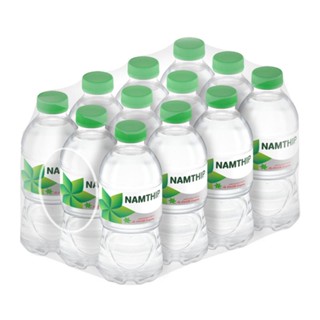 น้ำทิพย์ น้ำดื่ม ขนาด 350ml ยกแพ็ค 12ขวด NAMTHIP DRINKING WATER