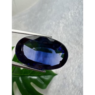 Lab created Blue sapphire 37 carats 16x26 Hardness 9