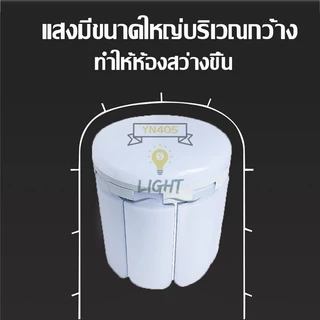 หลอดไฟ LED ทรงใบพัด(ไม่รวมขั้ว) พับเก็บได้ Deformable lamp ประหยัดพลังงานไฟ ปรับมุมโคมไฟได้หลอดไฟถูกออกแบบที่ให้ทันสมัยแ