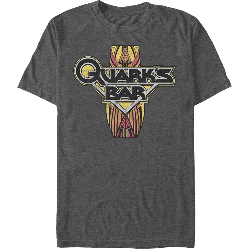 Quark's Bar Star Trek T-Shirt เสื้อทหาร เสื้อเชิ้ตชาย