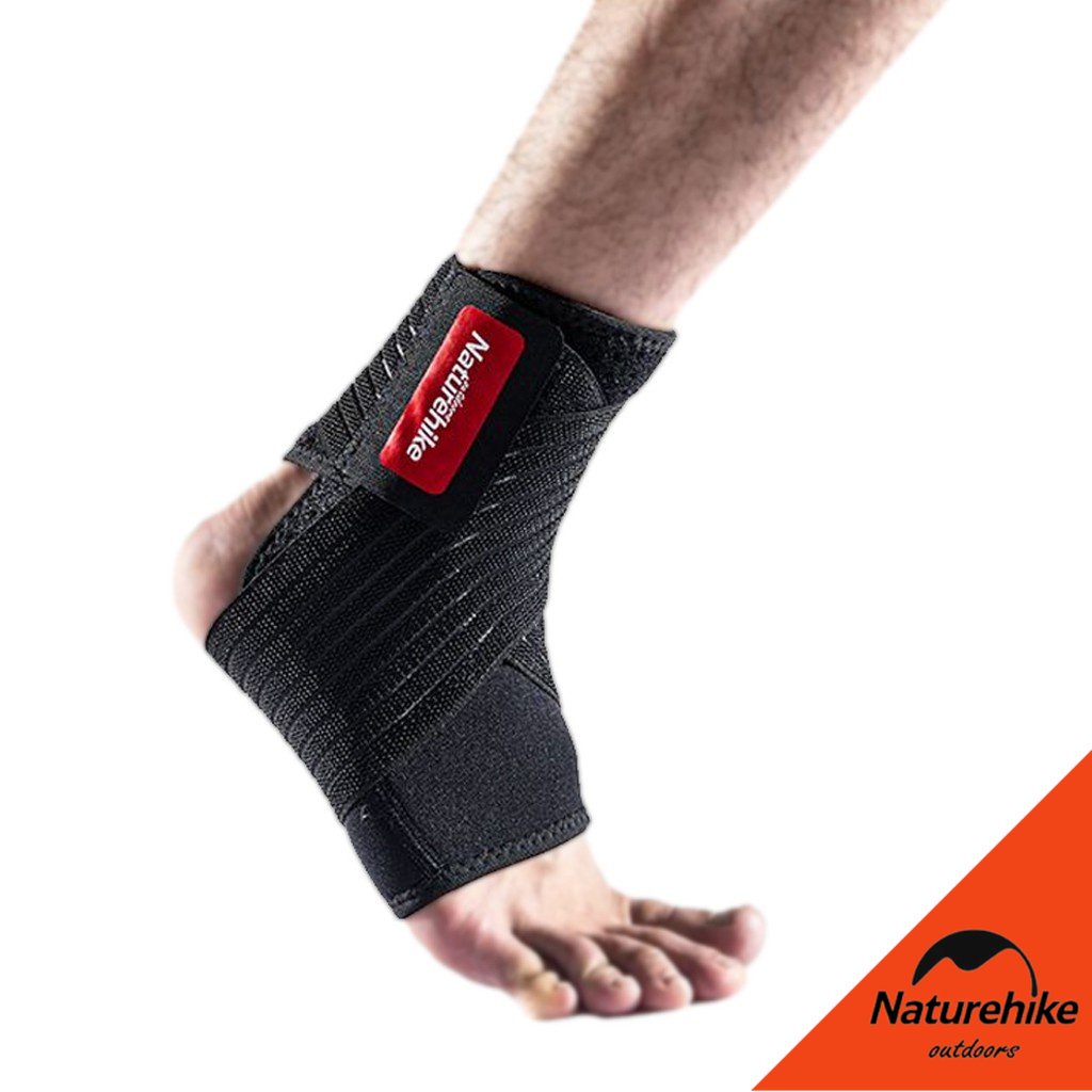 Naturehike NH20HJ007 เข่าสนับสนุนขาป้องกันเดินป่ากีฬาฟุตซอลบาสเกตบอลวอลเลย์บอลศิลปะการต่อสู้