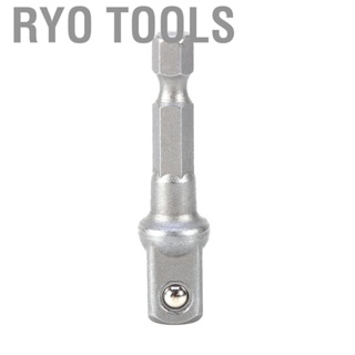 Ryo Tools อะแดปเตอร์ซ็อกเก็ตไดรฟ์ซ็อกเก็ต 1/4 นิ้ว ดอกสว่านก้านหกเหลี่ยม 3/8 นิ้ว + แบริ่ง