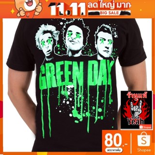 เสื้อวง Green Day เสื้อยืด กรีนเดย์ เสื้อร็อค เสื้อทัวร์ เสื้อวินเทจ RCM1536