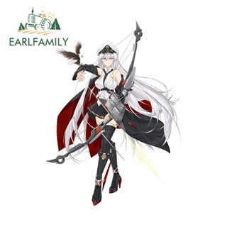 Earlfamily สติกเกอร์ไวนิล ลายกราฟิก Azur Lane Enterprise ขนาด 13 ซม. x 9.4 ซม. สําหรับติดตกแต่งประตูรถยนต์