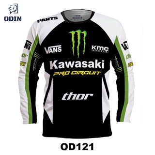 เสื้อแขนยาว OD121 Kawasaki Long Sleeve Tshirt