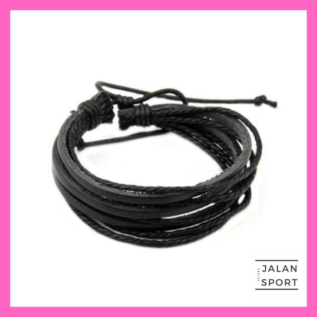 กําไลข้อมือ Gelang Wanita แฟชั่นผู้หญิงกําไลข้อมือสร้อยข้อมือหนังกําไลข้อมือเชือก Gelang Tangan