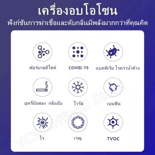 เครื่องอบโอโซน Ozone generator สำหรับฆ่าเชื้อ ความเข้มข้นสูง 60g/hours โอโซน เครื่องผลิตโอโซน ฟอกอากาศ แบคทีเรีย
