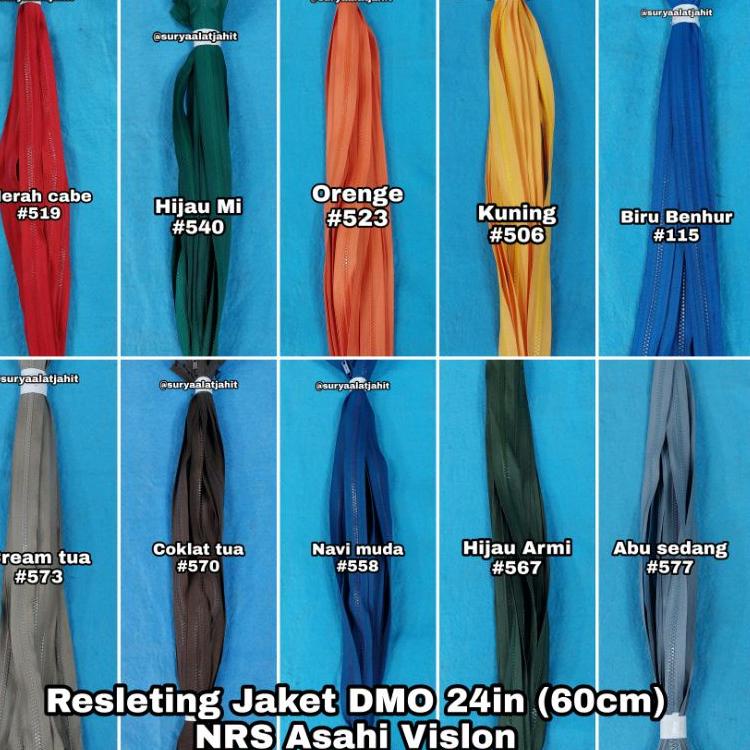 Dmo Jacket Zipper 24in (60cm) NRS Asahi Vislon =/lsn FDT