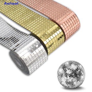 Awheat Disco Ball DIY สติ๊กเกอร์กระจก มีกาวในตัว สําหรับติดตกแต่งผนังบ้าน new