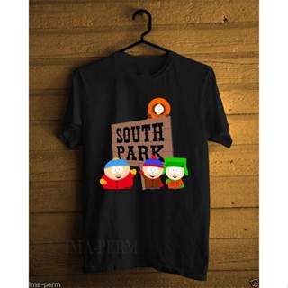 Lsmtx1 {พร้อมส่ง เสื้อยืดผ้าฝ้าย พิมพ์ลายการ์ตูน South Park Group พลัสไซซ์ ของขวัญคริสต์มาส สําหรับผู้ชาย  เสื้อยืด