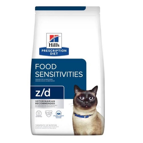 Hill's Prescription Diet Skin/Food Sensitivities z/d 1.81 kg อาหารสำหรับแมวแพ้อาหาร