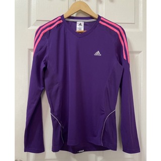 adidas เสื้อแขนยาวผ้ากีฬา ทรงเข้ารูป