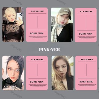 อัลบั้มใหม่ BLACKPINK PINK Edition BORN PINK การ์ดโฟโต้การ์ด LISA JISOO Lomo