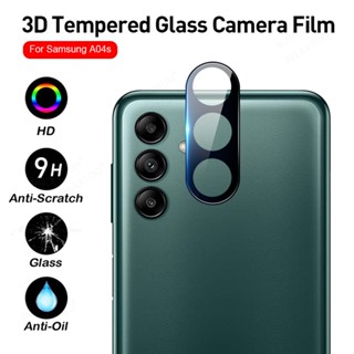 กระจกนิรภัยกันรอยเลนส์กล้อง ด้านหลัง 3D สําหรับ Samsung Galaxy A04S Case Samung A04S 4G A 04S A047M 1 ชิ้น