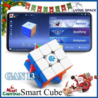 [L·S] GAN356 i3 รูบิค ความเร็ว Cube 3x3 เมจิกคิวบ์ Magnetic GMS V4 App online PowerPod ชาร์จได้