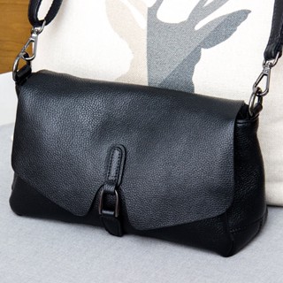 Pure leather handbag 2019 new leather shoulder Messenger bag female fashion wild texture first layer leather portable ba