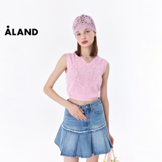 ALAND เสื้อกัํก CHUCK CHECKERBOARD SEE-THROUGH KNIT VEST