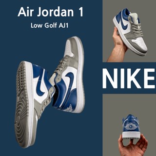 （ยิงจริง）Nike Air Jordan 1 Low Golf AJ1 ของแท้100%💯รองเท้าผ้าใบ รองเท้า รองเท้าวิ่ง รองเท้า nike-1-4