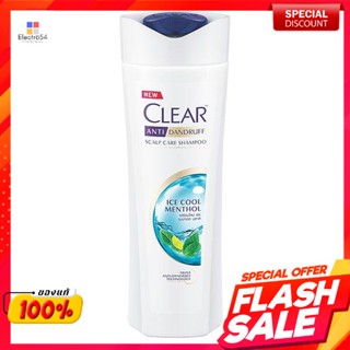 เคลียร์ แชมพูขจัดรังแค สูตรไอซ์คูล เมนทอล 330 มิลลิลิตรClear Anti-Dandruff Shampoo Ice Cool Menthol Formula 330 ml.