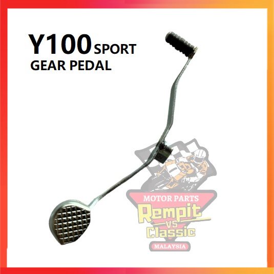 REMPIT Y100 Sport GEAR LEVER GEAR PEDAL PIJAK GEAR BATANG GEAR พร้อม GETAH และ SKRU ( A CLASS ) SPOR