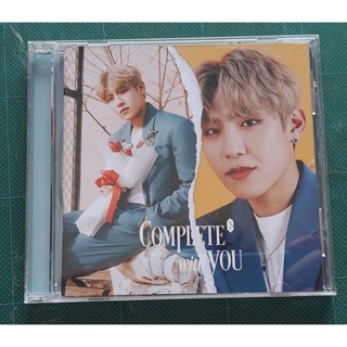 อัลบั้ม AB6IX - COMPLETE WITH YOU Album ปก อูจิน แกะแล้ว ไม่มีการ์ด ไม่มีโปสเตอร์ ของแท้ พร้อมส่ง Kpop CD Woojin