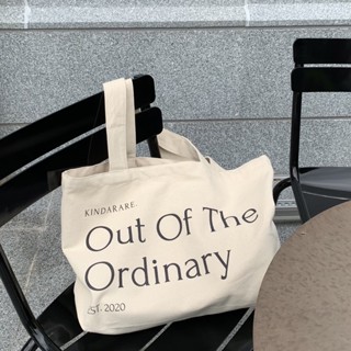 “Out Of The Ordinary” tote bag (kindamade) — ถุงผ้าจุใจไซส์ใหญ่!