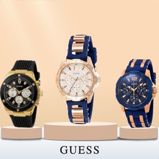 GUESS รุ่น W0366G4 W0325L8 GW0057G1 นาฬิกาแบรนด์เนม นาฬิกาข้อมือผู้หญิง สายซิลิโคน สินค้ายขายดี ของแท้100%