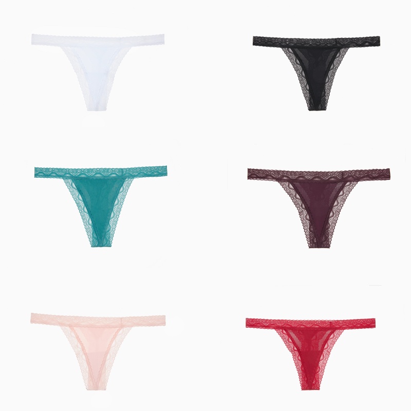 Take Talk ผู้หญิง G-string Panty Intimates ชุดชั้นในหญิงบิกินี่ลูกไม้เข็มขัดเซ็กซี่ Thongs GirlsT-Back ชุดชั้นใน - รูปที่ 7