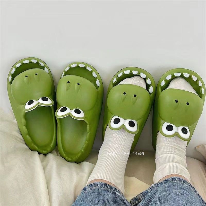 พร้อมส่งจากกรุงเทพ รองเท้าเตะ EVA รองเท้าจระเข้  เด็กผู้ใหญ่ มาแรง ไดโนเสาร์จระเข้น้อยน่ารัก รองเท้า