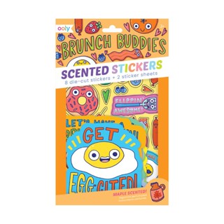 ooly - สติ๊กเกอร์ปลอดสารพิษ มีกลิ่นหอม Scented Stickers :ลาย Brunch Buddies