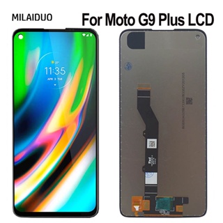 หน้าจอแสดงผลสัมผัสดิจิทัล Lcd แบบประกอบเอง สําหรับ Motorola Moto G9 Plus G9+