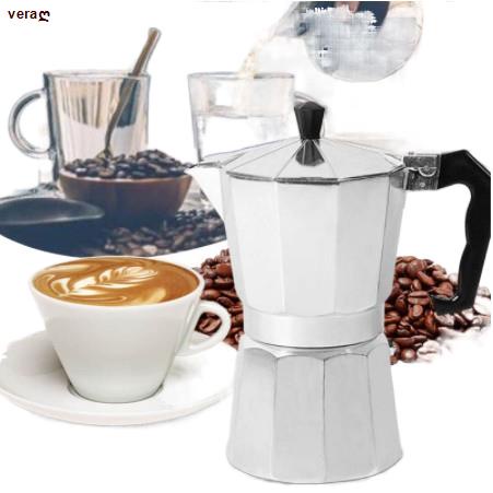 ✟Moka Pot หม้อต้มกาแฟ กาต้มกาแฟ เครื่องชงกาแฟ มอคค่าพอท Expresso ต้มกาแฟชั้นนำตามสไตล์อิตาเลี่ยน 🍓🍋มีพร้อมส่ง