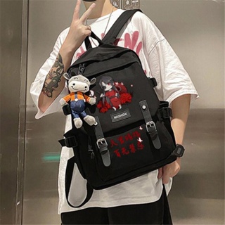 China Heaven Official&amp;#39;s Blessing Tian Guan Ci Fu Cartoon Fashion Rucksack Red Xie Lian Canvas Computer Schoolbag Bac