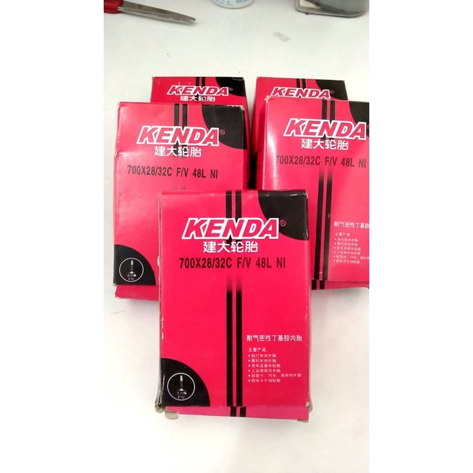 ยางใน Kenda 700x28/32C (AV และFV 48, 60 mm) ยางในจักรยาน อะไหล่จักรยาน