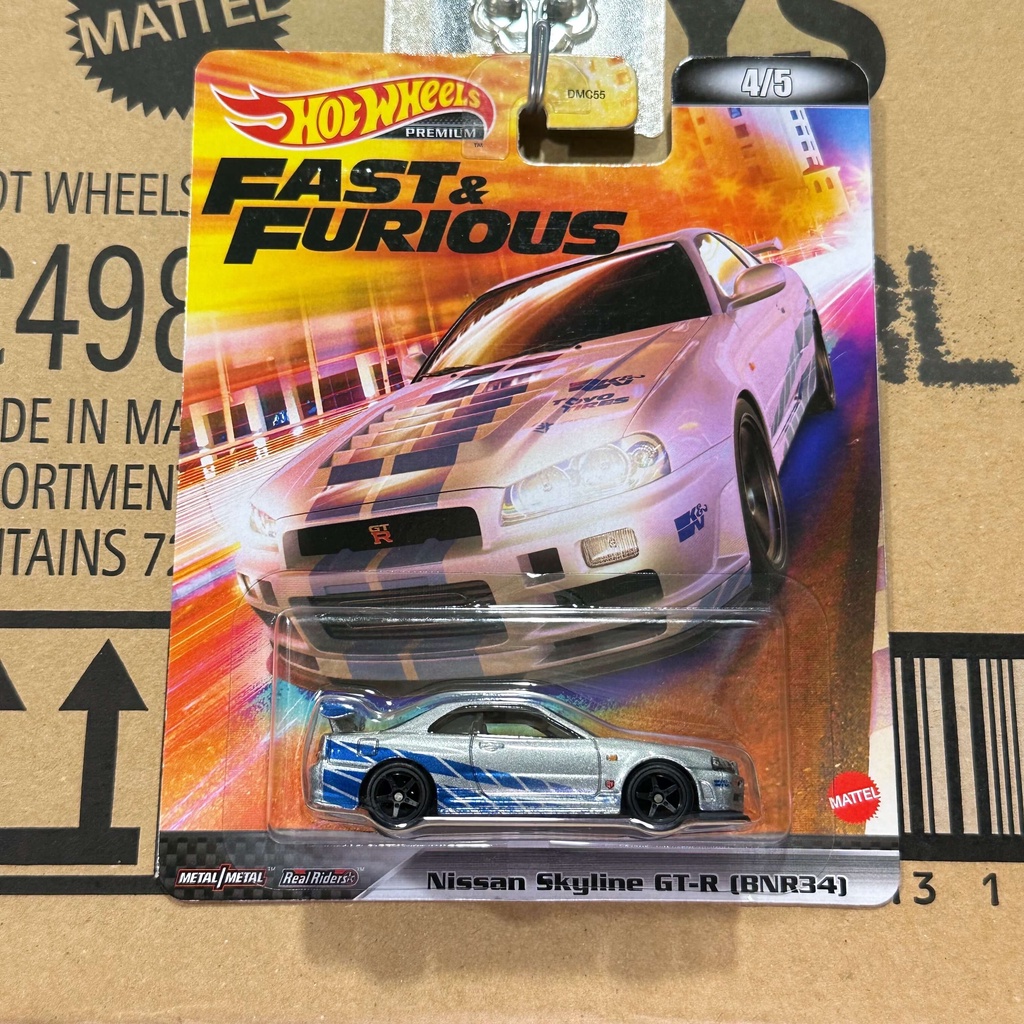 Ducstore Hot Wheels HCP28 Nisan Skyline GT-R (BNR 34)