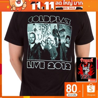 เสื้อวง Coldplay เสื้อยืด โคลด์เพลย์ เสื้อยืด วงดนตรี เสื้อวินเทจ RCM1240