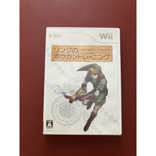 แผ่นแท้ [Wii] Links Bowgun Training Japan Original Links Crossbow Training Legend of Zeldaสภาพสวย