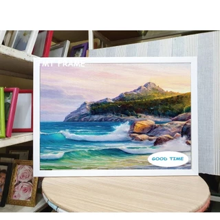 กรอบรูป ใส่ภาพขนาด 13x19"(33x48.30cm)/โปสเตอร์หนัง,12x24",14x18" ++ขนาดพิเศษ++กระจกใส+หูแขวนผนัง+สลิงแขวน+ไม่มีขาตั้ง-