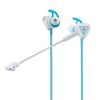 หูฟังเกมมิ่ง Turtle Beach IN-EAR Gaming Headset รุ่น BATTLE BUDS สี White/Teal (TBS-4003-01)