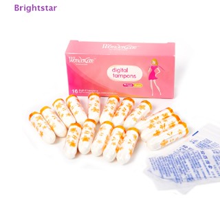 Brightstar 16 ชิ้น สําลีออร์แกนิก ช่องคลอด ผ้าอนามัย ผู้หญิง ใหม่