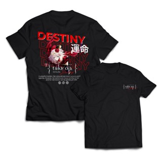 เสื้อยืดโอเวอร์ไซส์เสื้อยืด พิมพ์ลายอนิเมะ COSETTE TAKT OP DESTINY สําหรับผู้ชาย และผู้หญิงS-3XL