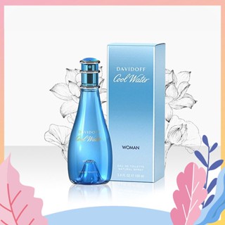 🔥Hot item🔥Davidoff cool Water for Women 100ml  Davidoff น้ำหอมผู้หญิง（กล่องปิดผนึก）