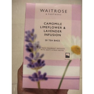 Waitrose Calmomile Infuusion Tea ชากลิ่นคาโมมายชนิดซอง  เวทโทรส 30กรัม