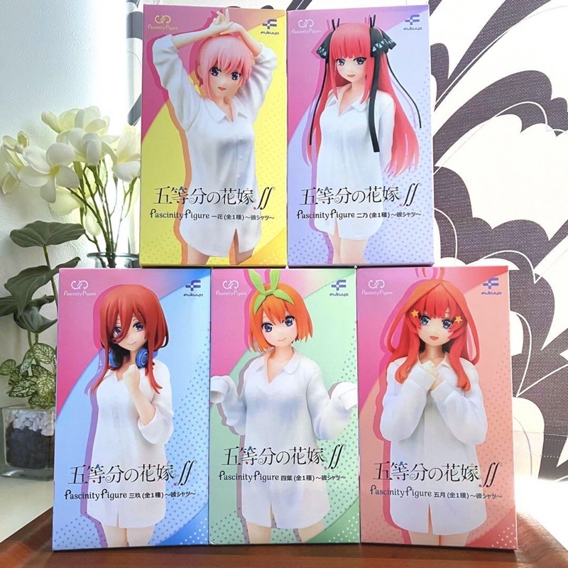 Taito (Fascinity Figure) - The Quintessential Bridge (เจ้าสาวผมเป็นแฝดห้า) Nakano family (ของแท้)(มือ 1)(Lot Japan)