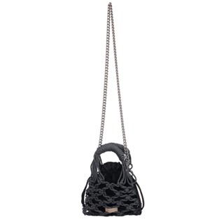 LONGLAI CHAIN STRAP BAG 120 cm-BLACK