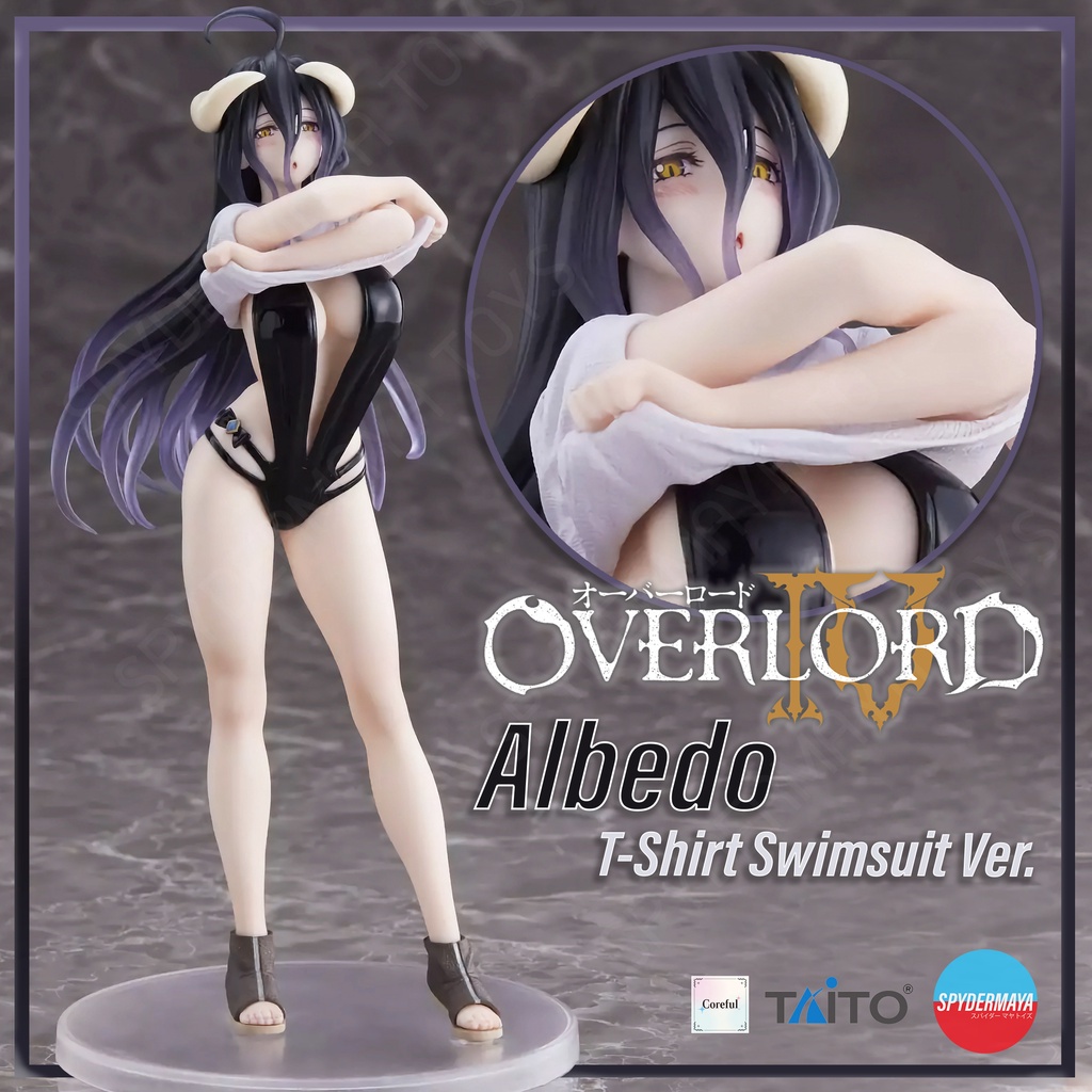 [พร้อมส่ง] ฟิกเกอร์ Taito Coreful  - Overlord IV ~ Albedo Tshirt Swimsuit Ver.