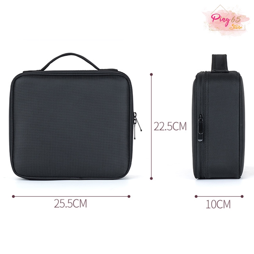 กระเป๋าใส่เครื่องสำอางค์และอุปกรณ์เสริมความงาม กระเป๋าอเนกประสงค์ กระเป๋าเดินทาง กันฝุ่น กันน้ำ - รูปที่ 6