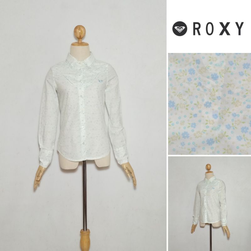 roxyเสื้อเชิ้ตลายดอก
