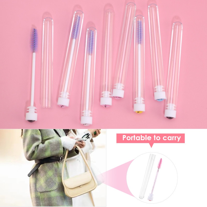 คริสมาสต์เจาะนํามาใช้ใหม่คิ้วแปรงหลอดทิ้งขนตาคิ้วแปรงแต่งห รูปที่ 2