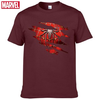 คำแนะนำยอดนิยม Marvel The Avengers Spider Man T เสื้อแขนสั้นเสื้อยืดเสื้อฤดูร้อนสำหรับชายกราฟิกเสื้อ T ผู้หญิงผ้าฝ้ายเสื